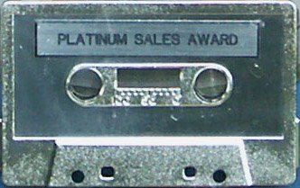 Platinum sales Award cassette