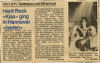 1980HardRockKissginginHannoverbadenTageszeitungrGermany5cm.gif (14456 Byte)